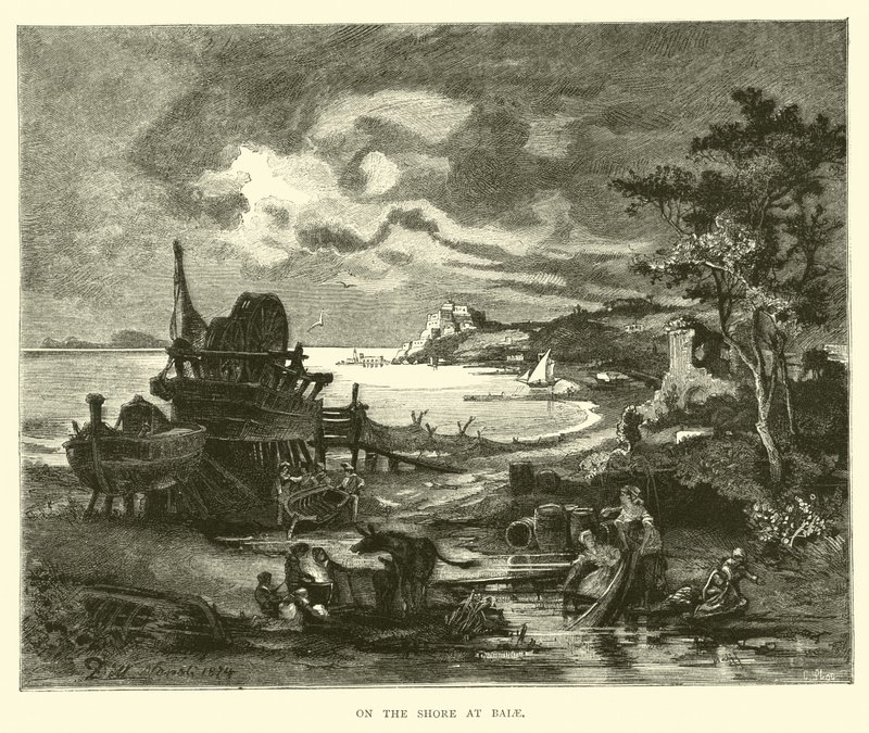 Sur le rivage à Baiae - English School