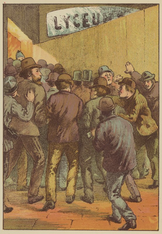 Devant le théâtre - English School