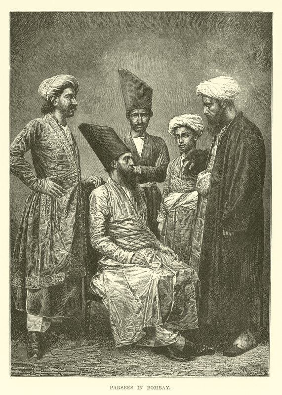 Parsis à Bombay - English School