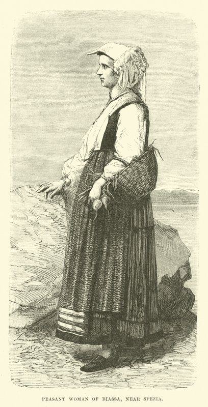Paysanne de Biassa, près de La Spezia - English School