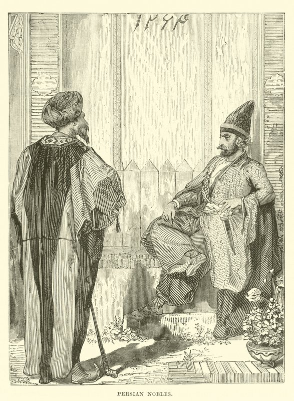Nobles persans - English School