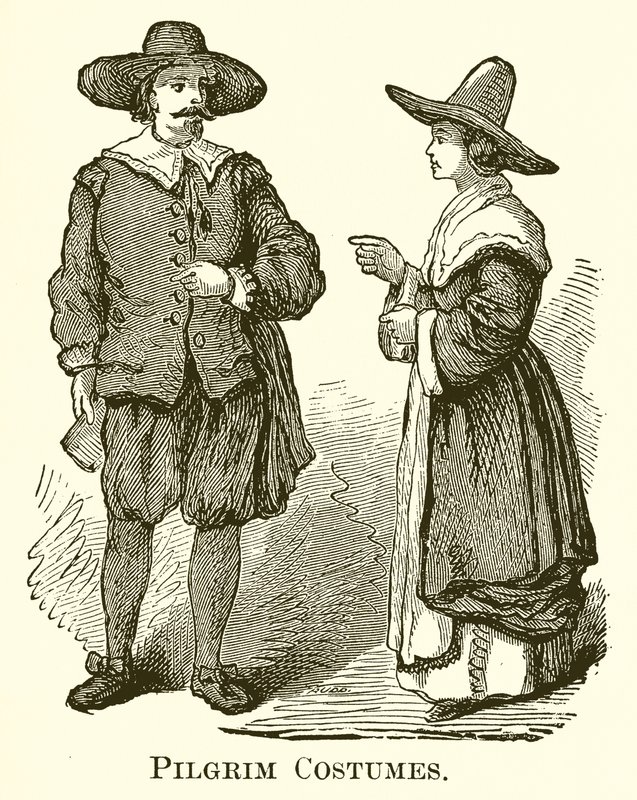 Costumes de pèlerins - English School