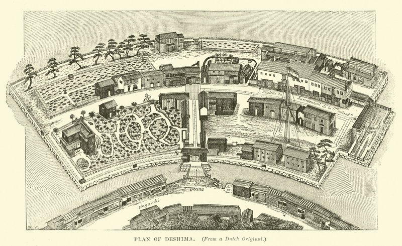 Plan de Deshima - English School