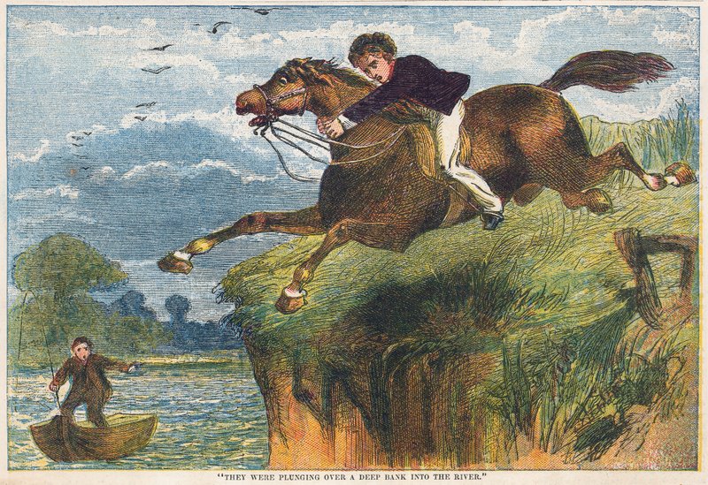 Plongeon dans la rivière - English School