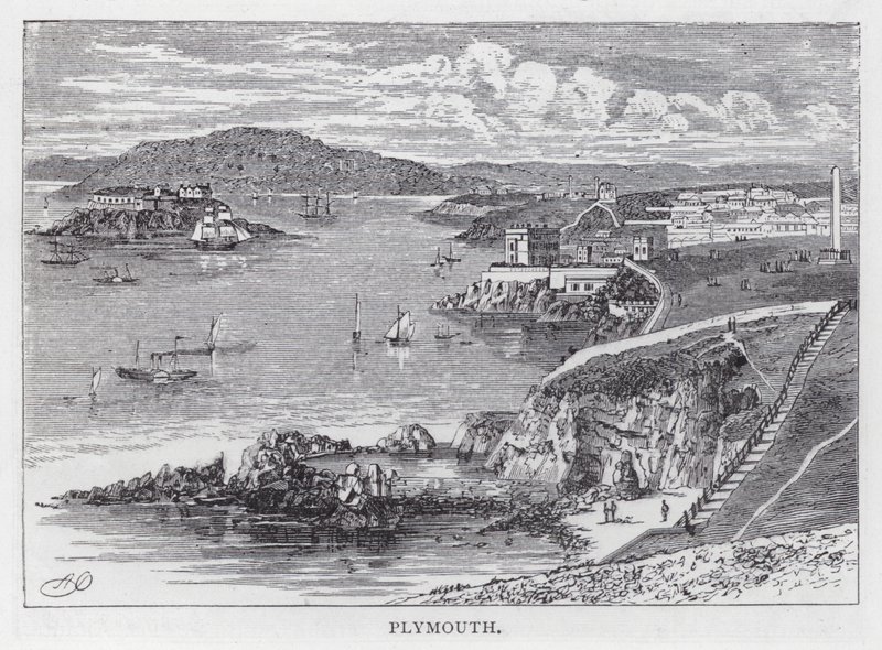 Plymouth (gravure) - English School