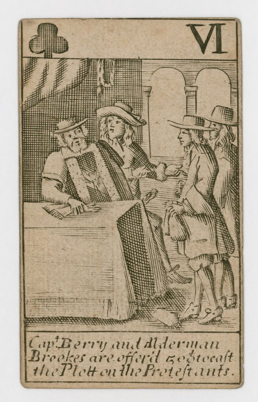 Carte à jouer du complot papiste - English School