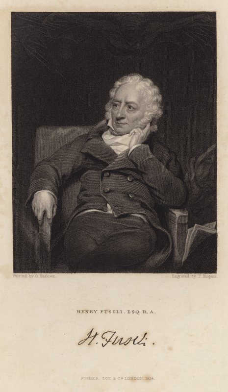 Portrait de Henry Fuseli - English School