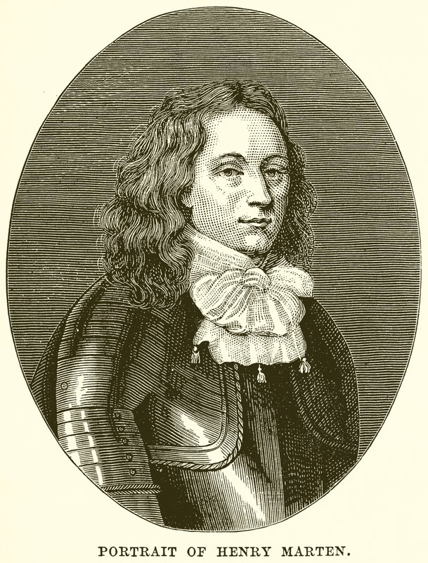Portrait de Henry Marten - English School