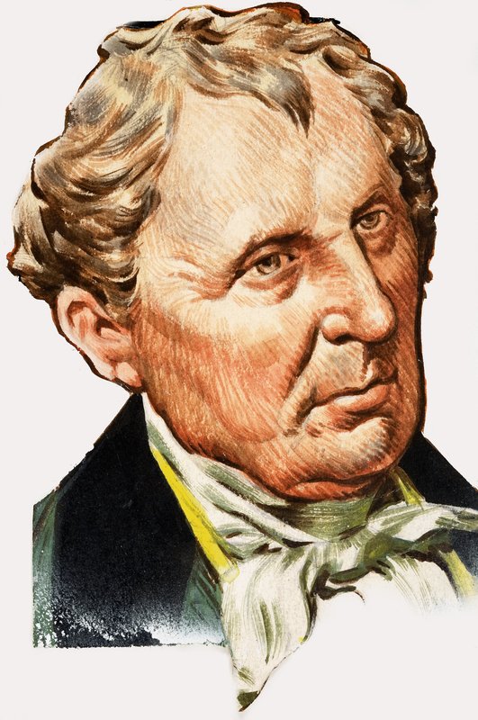 Portrait de James Fenimore Cooper - English School