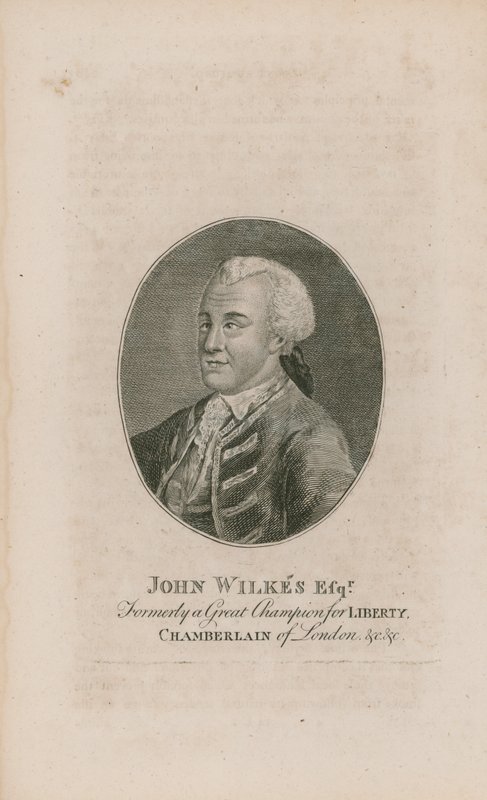 Portrait de John Wilkes - English School