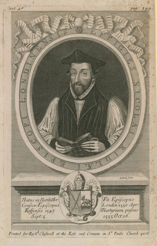 Portrait de Nicholas Ridley - English School