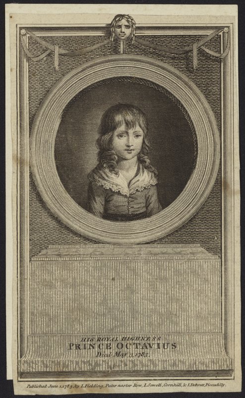 Portrait du Prince Octavius - English School