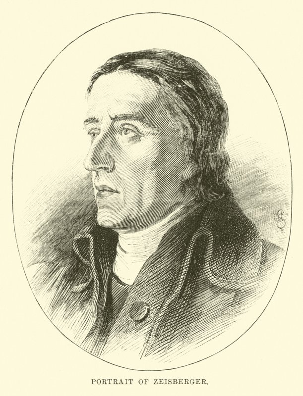 Portrait de Zeisberger - English School