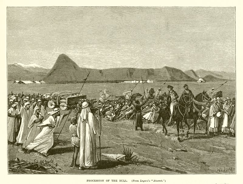Procession du taureau - English School