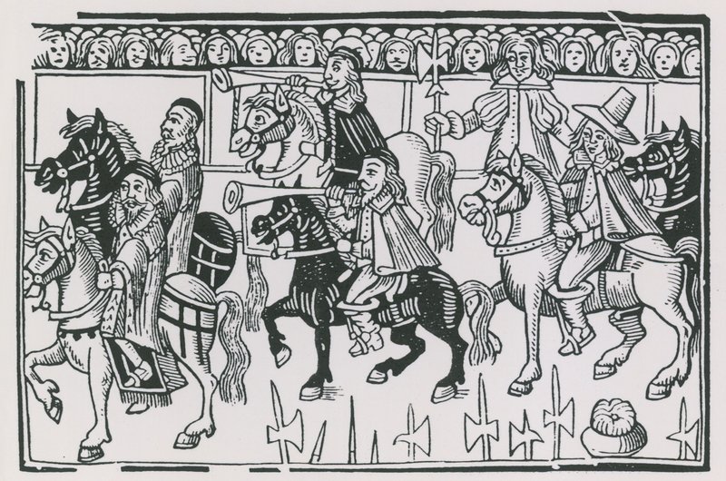 Procession à cheval - English School