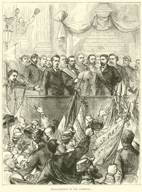 Proclamation de la Commune, mars 1871 - English School
