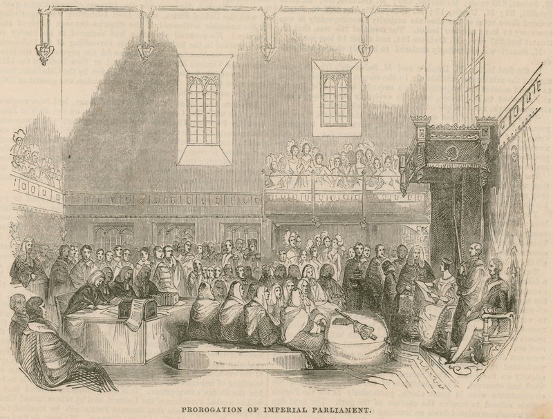 Prorogation du Parlement impérial - English School