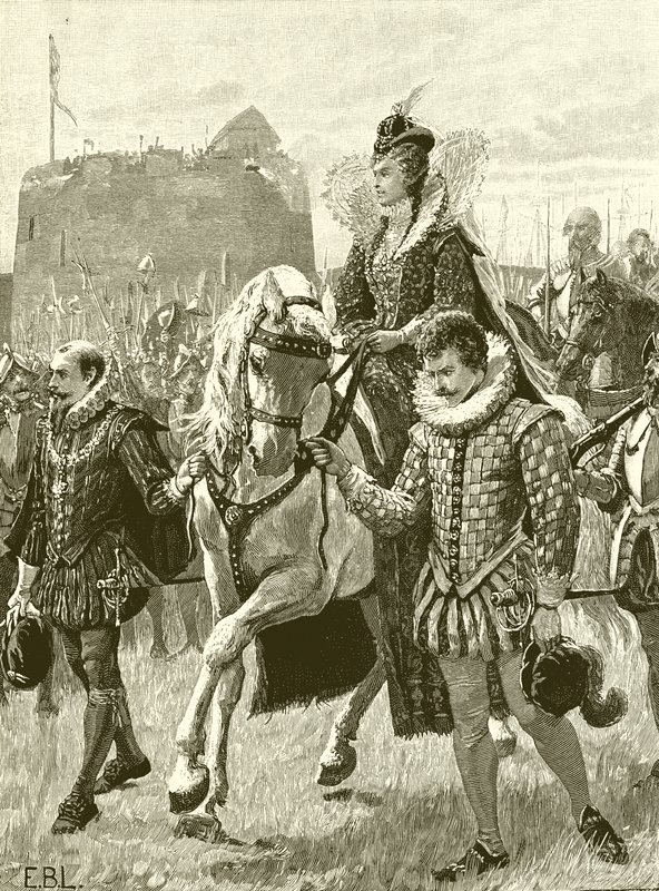 Reine Élisabeth à Tilbury - English School