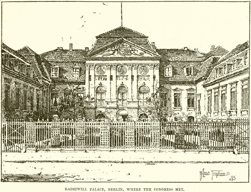 Palais Radziwill, Berlin, où le Congrès s