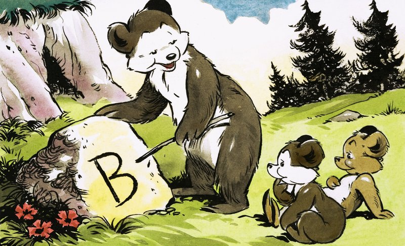 Leçon de lecture pour les ours - English School