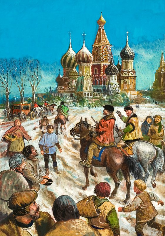 Richard Chancellor à Moscou - English School
