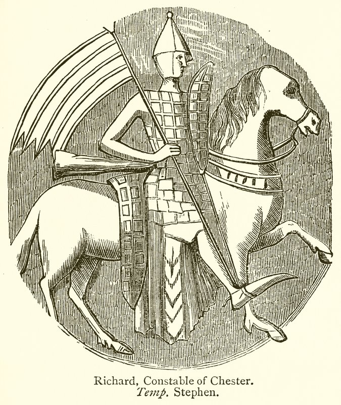 Richard, connétable de Chester. Temp. Étienne - English School