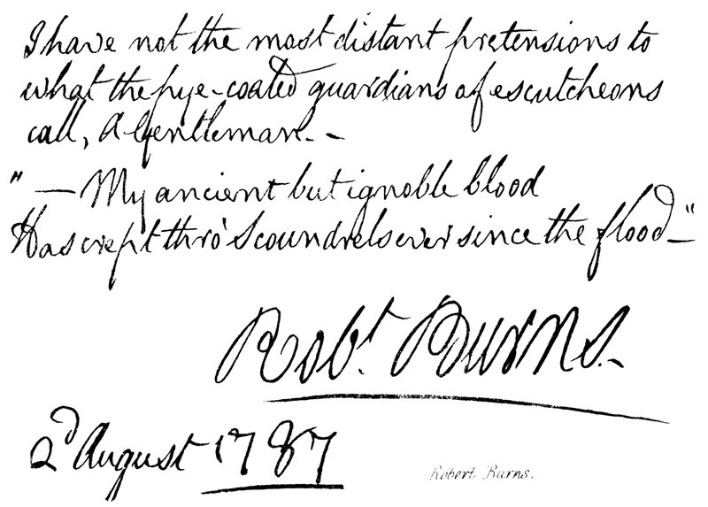 Robert Burns - English School