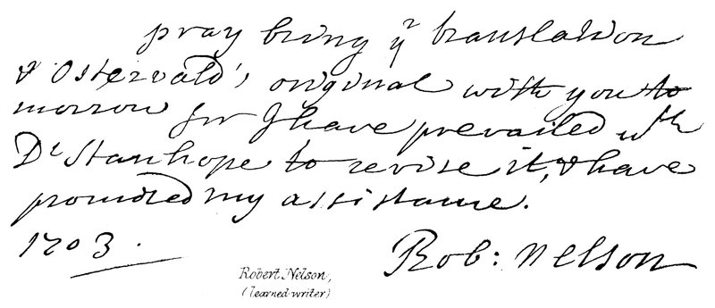 Robert Nelson, écrivain érudit - English School