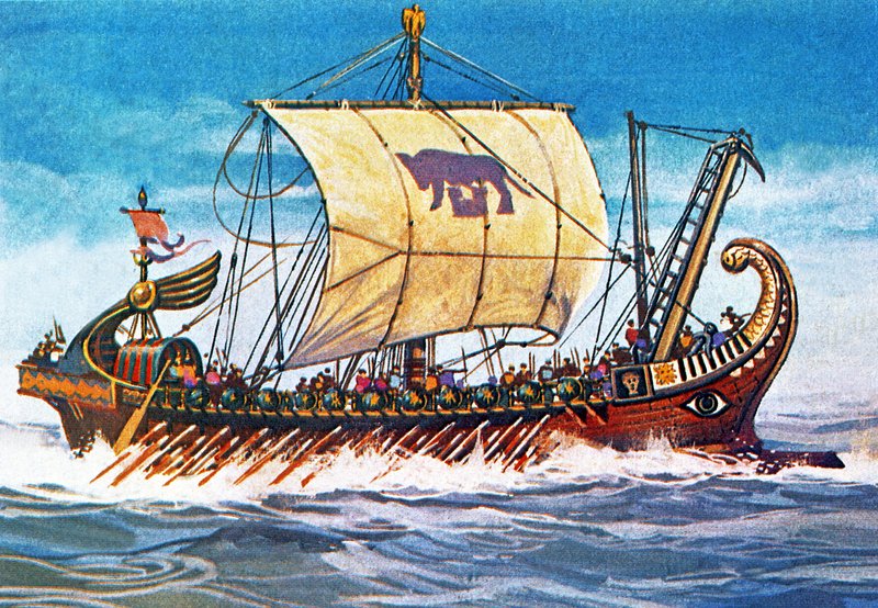 Navire de guerre romain - English School