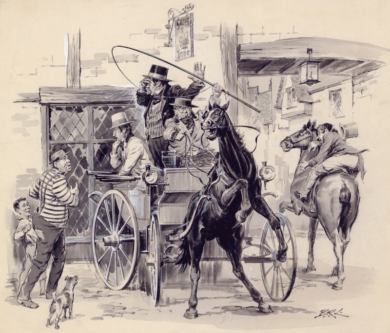 Scène des Papiers Pickwick - English School
