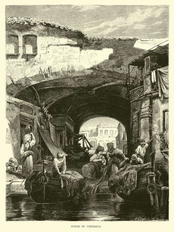 Scène à Chioggia - English School