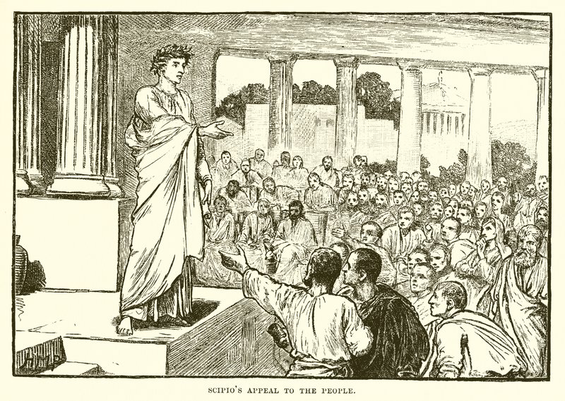 Appel de Scipion au peuple - English School