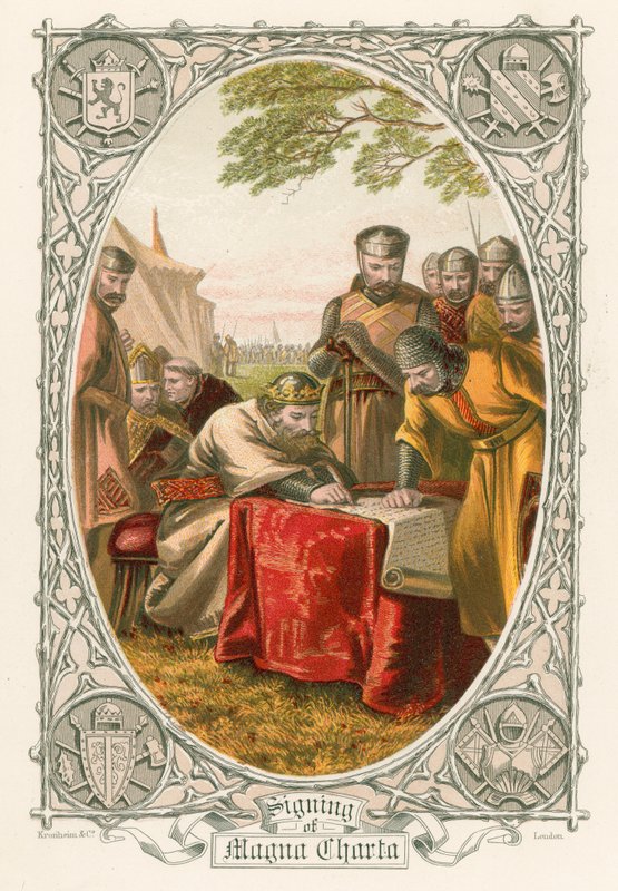 Signature de la Magna Carta - English School