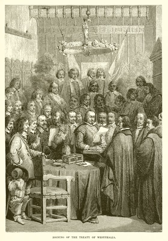 Signature du traité de Westphalie - English School