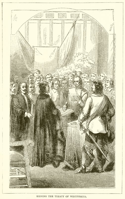 Signature du traité de Westphalie - English School