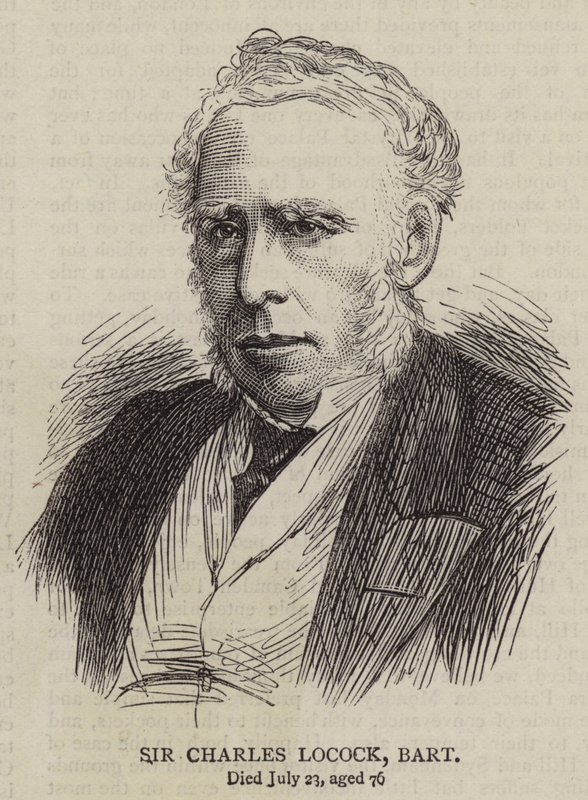 Sir Charles Locock, baronnet - English School