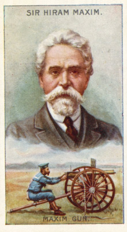 Sir Hiram Maxim, Mitrailleuse Maxim - English School