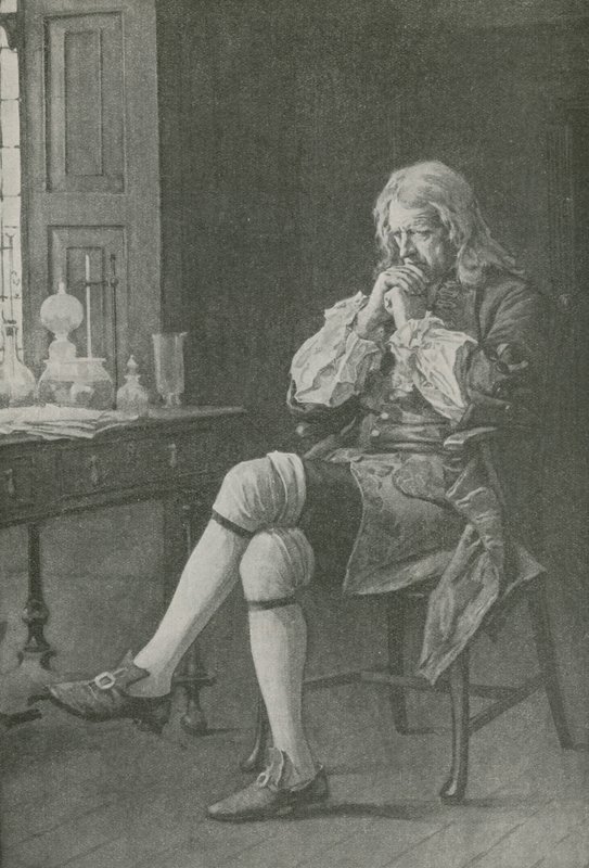 Sir Isaac Newton rêve - English School