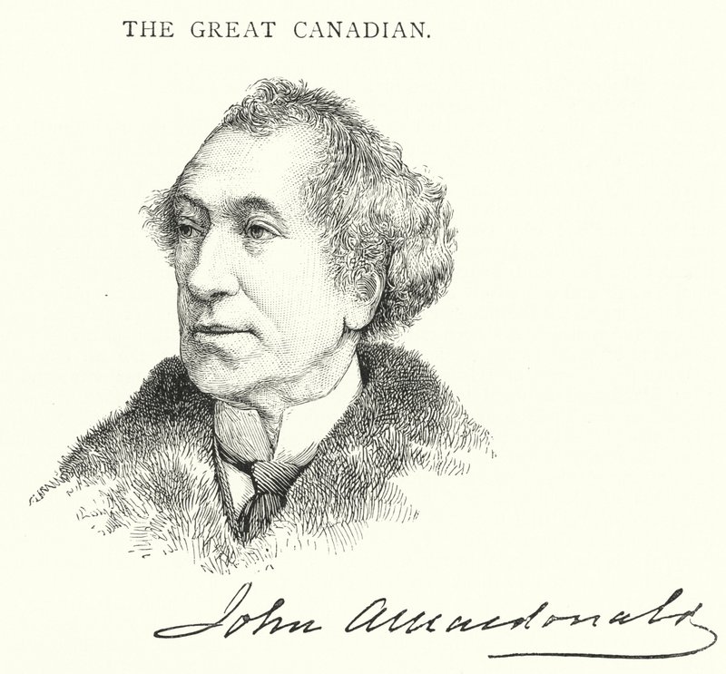 Sir John Alexander Macdonald (gravure) - English School
