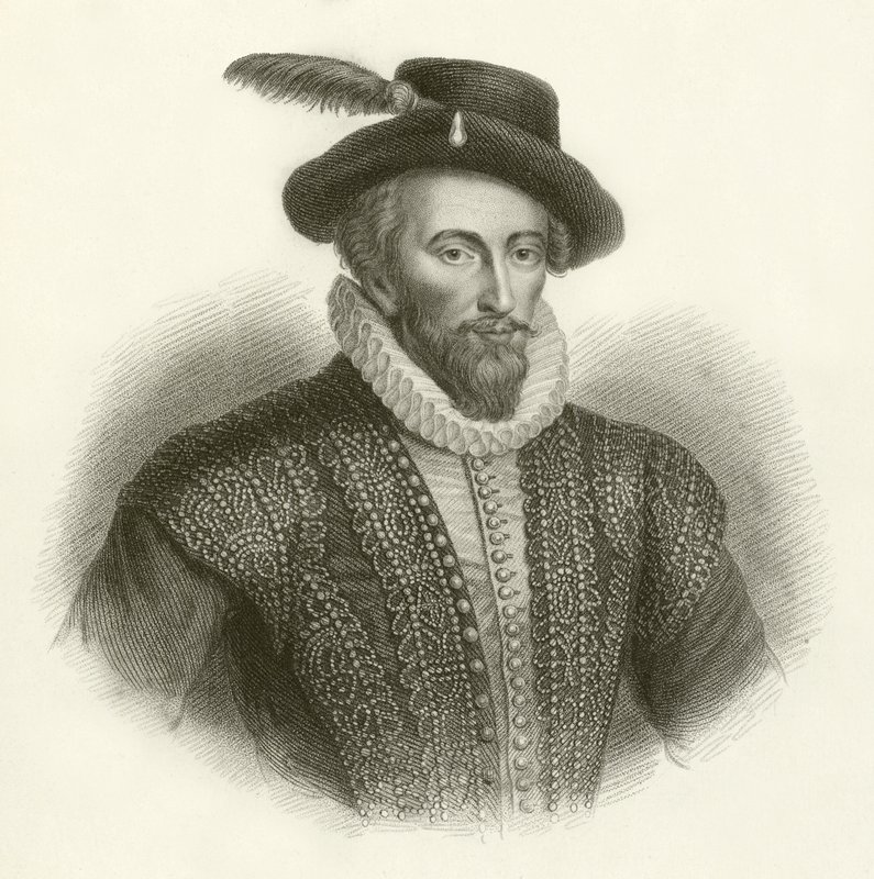 Sir Walter Raleigh - English School