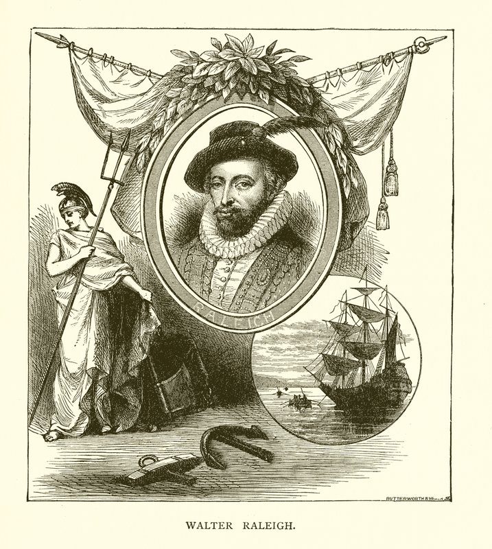 Sir Walter Raleigh - English School