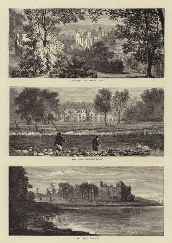 Centenaire de Sir Walter Scott (gravure) - English School