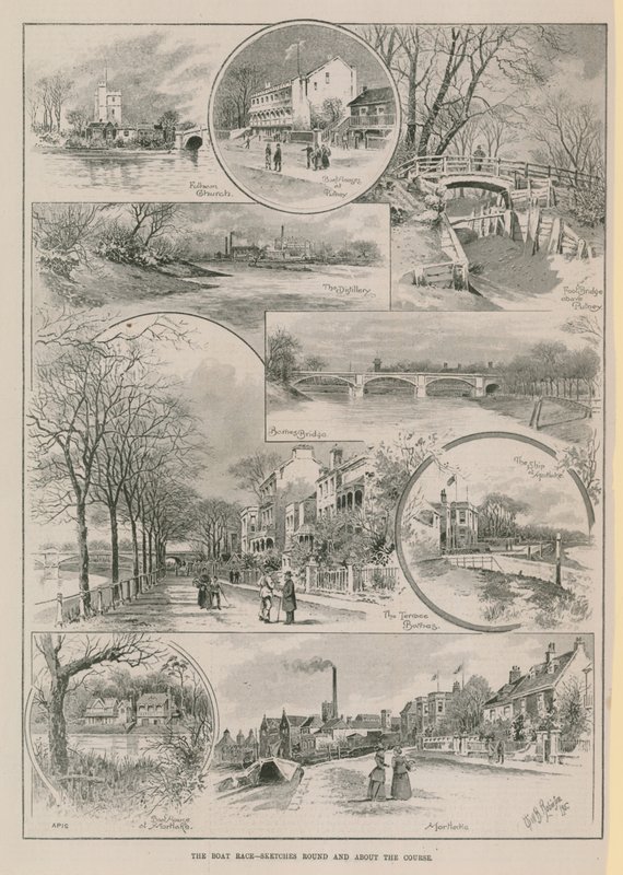 Croquis autour et sur le parcours - English School