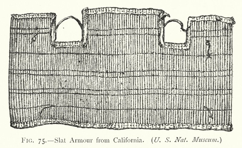 Armure en lattes de Californie - English School