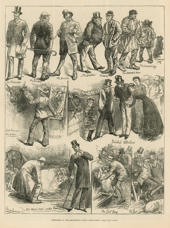 Exposition de bétail du Smithfield Club - English School