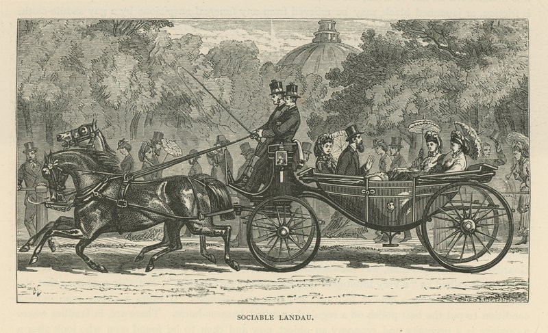Landau sociable - English School