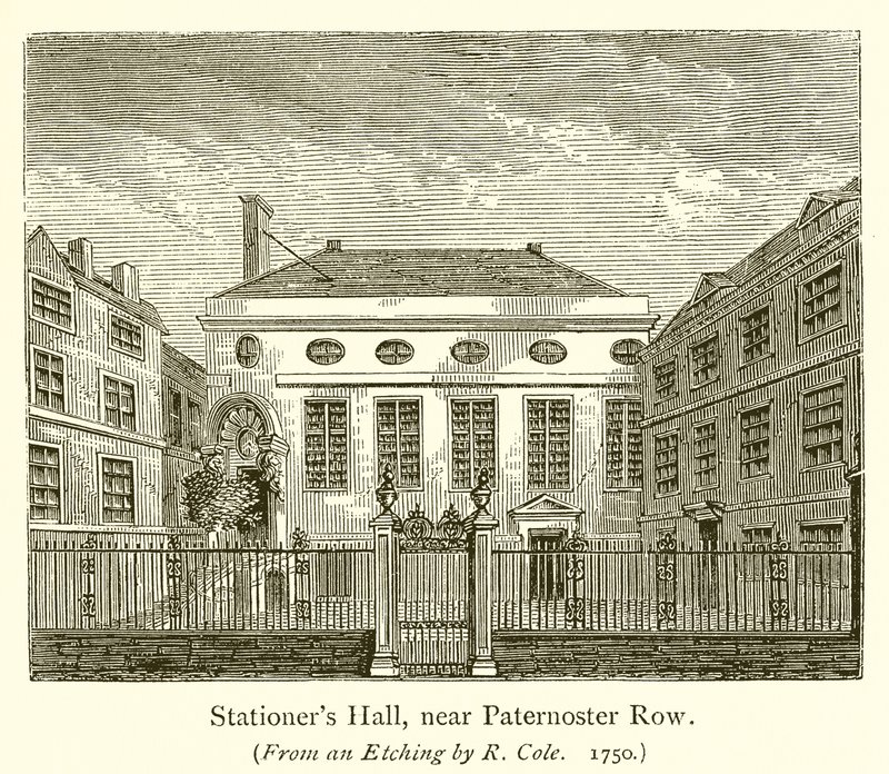 Stationers Hall, près de Paternoster Row - English School