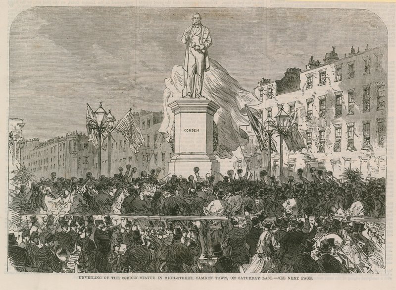 Statue de Richard Cobden - English School