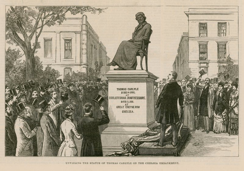 Statue de Thomas Carlyle - English School