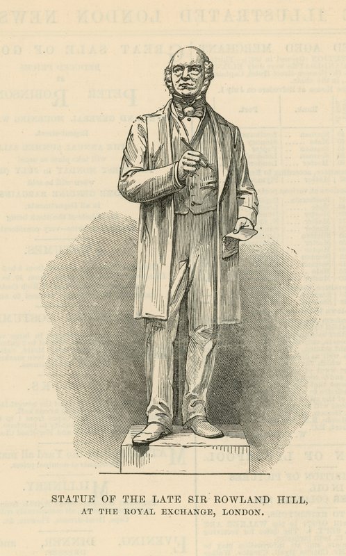 Statue du défunt Sir Rowland Hill - English School